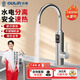 歐琳（OULIN）電熱水龍頭速熱即熱式水龍頭小廚寶快速加熱廚房衛生間熱水寶家用熱水器 【大屏數顯】不銹鋼+漏保插頭+軟管 自行安裝