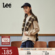 Lee24秋冬新品舒適版圓領(lǐng)印花Logo男女寬松衛衣LUT00904 米色（尺碼偏大，拍小一碼） L