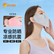 UV100涼感防曬口罩男女防紫外線(xiàn)夏季透氣冰絲護眼角遮陽(yáng)面罩23505 淺石灰-遮蔽率98.18% F