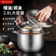 美廚（MAXCOOK）豬油罐304不銹鋼油盆帶蓋耐高溫 廚房辣椒油調(diào)料罐家用儲(chǔ)濾裝油壺 帶濾網(wǎng)油盆2.8L MCWA9035