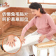 七只羊加絨加厚棉褲女冬外穿大碼高腰保暖褲東北級純羊毛褲媽媽褲JH353 黑底印花 L 【165B】 125-140斤