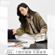 對(duì)白復(fù)古牛角扣漸變段染撞色毛衣開衫女2025春季新款軟糯針織外套 漸變棕綠 M 預(yù)售[10月21日]