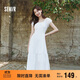 森馬（Semir）連衣裙女白月光氣質(zhì)溫柔夏季2025蝴蝶結優(yōu)雅U領(lǐng)長(cháng)裙109325114004