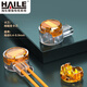 HAILE網(wǎng)線接線端子 K2雙刀雙線 電話線網(wǎng)線接線器連接器 網(wǎng)絡布線接線頭對接延長器 優(yōu)質(zhì)環(huán)保工程專用 適用于網(wǎng)線電話線等通信線纜接續(xù)使用內(nèi)含防水油膏 100個/包（ZD-K2-100）