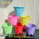 華智小桶加厚兒童玩具桶塑料玩沙小桶幼兒園寶寶戲水小水桶釣魚(yú)池水桶 城堡桶