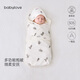 babylove【清倉】【安心柔】新生兒抱被純棉襁褓包被嬰兒抱毯春秋包單 松影搖曳 90*90cm