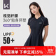 Keep泳衣女士連體裙式專(zhuān)業(yè)游泳衣保守大碼溫泉泳裝 599 黑色 XXXL