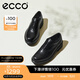 愛(ài)步（ECCO）牛津鞋男鞋 男士皮鞋牛皮休閑皮鞋 都市奧斯陸550284 黑色55028401001 42