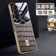 U&G三星W22/W23奢華頭層牛皮創(chuàng  )意高端手機殼Z Fold3/4新款鱷魚(yú)紋真皮超輕薄保護套W24/Fold5心系天下 咖啡棕【奢華鱷魚(yú)紋+金標】 三星Fold4/W23通用