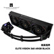 Thermalright(利民) ELITE VISION 360 ARGB BLACK 精英視界 一體式水冷散熱器 IPS液晶屏 EV360 ARGB BLACK
