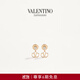 華倫天奴VALENTINO女士 VLOGO SIGNATURE 金屬耳環(huán) 金色 均碼