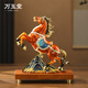 萬(wàn)玉堂琺瑯彩馬到成功生肖馬擺件客廳辦公室酒柜裝飾品喬遷之喜開(kāi)業(yè)禮物