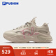FILA FUSION斐樂(lè )潮牌女鞋BUBBLE厚底潮鞋2025秋新款泡泡鞋休閑鞋 安哥拉棕/百花香粉-AP 38