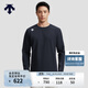 DESCENTE迪桑特TRAINING系列綜訓訓練運動(dòng)健身男士長(cháng)袖針織衫新品 BK-黑色 L (175/96A)