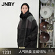 JNBY/江南布衣春秋風(fēng)衣女立領(lǐng)戶(hù)外夾克混紡拼接寬松外套5O9911200 001/本黑 S