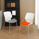 酷門(mén)（KUMEN）椅子現代簡(jiǎn)約會(huì )議椅凳子靠背書(shū)桌北歐休閑經(jīng)濟型懶人學(xué)生椅時(shí)尚椅 顏色備注