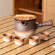 瓷友茗粗陶煮茶壺煮茶器奶茶罐烤奶壺炭爐圍爐煮茶罐罐奶茶壺陶罐