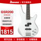 IBANEZ依班娜電貝斯GSR200/GSR320/280QA初學(xué)入門(mén)電貝司被動(dòng)四五弦bass GSR200-PW 珍珠白