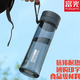 富光塑料水杯男女泡茶杯學(xué)生杯大容量水杯戶(hù)外運動(dòng)健身便攜太空杯水壺 黑色-PC款500ml