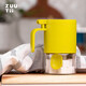 zuutii加拿大調(diào)料罐 防潮調(diào)料盒 高硼硅調(diào)料瓶廚房鹽糖調(diào)味罐 檸檬黃