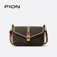 菲安妮（FION）老花小方包包新款時(shí)尚通勤斜挎女包送老婆禮物生日禮物