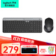 羅技（Logitech） K580無(wú)線(xiàn)藍牙雙模鍵盤(pán)辦公超薄輕音鍵盤(pán)便攜筆記本電腦Mac ipad手機平板鍵盤(pán) K580+M330【鍵鼠套裝】