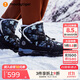 moodytiger兒童雪地靴保暖拒水冬季男童鞋子防滑耐磨加絨p棉透氣女童滑雪鞋