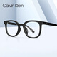 Calvin Klein方框CK眼鏡女眼鏡眼鏡男近視眼鏡復(fù)古網(wǎng)紅眼鏡黑框CKJ23664 鏡框+依視路旗下萬(wàn)新1.60防藍(lán)光