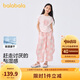 巴拉巴拉女童短袖套裝夏季兒童2025夏裝中大童兩件套速干舒適208225119010