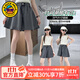 G.DUCKKIDS女童牛仔短褲夏季外穿2025新款女大童時(shí)髦裙褲韓版初中生夏裝褲子 黑灰色 140 (建議身高130cm 10-11歲cm