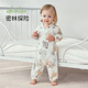歐孕（OUYUN）新生兒衣服寶寶春裝新款嬰幼兒連體衣純棉長(cháng)袖早春和尚服哈衣 密林探險-長(cháng)袖 100碼