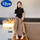 迪士尼（Disney）漢服女童裙子2024新款兒童洋氣新中式連衣裙女孩大童中國(guó)風(fēng)套裝裙 圖片色 170