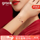 Grace Girl雙層四葉草手鏈女網(wǎng)紅首飾時(shí)尚個(gè)性簡(jiǎn)約七夕情人節生日禮物送女友