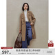 自巧小個(gè)子正肩黑色純羊毛雙面呢大衣女冬季新款毛呢西裝外套 暖駝 XS (151-153cm左右參考)
