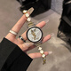 方哲品牌原裝適用華為gt4/gt5表帶新款watch4pro/3pro/2pro四葉貝母金屬表鏈gt3時(shí)尚女士款Watch5表帶 四葉貝母鏈【金色】白貝快拆卡扣 華為GT5【41MM表盤】18mm