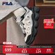 FILA 斐樂(lè )官方女鞋PEASE摩登運動(dòng)鞋2025冬新款豌豆鞋面包鞋休閑鞋 奶白/月巖灰-GL 37.5