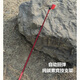 赫瓦達碳素競技支架黑坑炮臺支架釣魚(yú)短節自動(dòng)回彈架桿器炮臺魚(yú)竿架架桿 1.1m 紅色桿+回彈頭