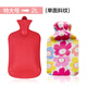 上海永字牌熱水袋橡膠大號充水注水加厚防爆暖水袋環(huán)保暖手寶 紅超大號2L(粉套)