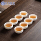 蘇氏陶瓷（SUSHI CERAMICS）茶杯 白瓷中國白個(gè)人杯羊脂玉主人杯品茗杯8個(gè)裝J0516