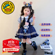 G.DUCKKIDS洛麗塔公主裙女童連衣裙夏季朱迪兒童裙子兔子警官生日蓬蓬裙春秋 朱迪裙子+裙撐 100 尺碼2~3歲【 90-100cm】