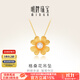 明牌珠寶足金黃金格?；ㄕ渲榈鯄嫆旒棄嬇瓵FC0400工費200 解語(yǔ)花-幸運四季 約2.71克