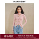 MAXRIENY【商場(chǎng)同款】?jì)?yōu)雅浪漫感套頭針織立體玫瑰頸帶毛衫V領(lǐng) 淺藕粉 S 01/34