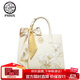 PmSix女包媽媽禮物實(shí)用送母親輕奢國風(fēng)刺繡手提大容量牛皮單肩斜挎包