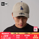 NEW ERA 紐亦華MLB男女情侶NY棒球帽彎檐遮陽(yáng)軟頂鴨舌帽920 14201624-淺卡其 洛杉磯道奇隊 OSFM