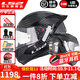 LS2碳纖維摩托車(chē)頭盔男女機車(chē)賽車(chē)四季通用全盔四季防霧大尾翼FF801 6K單鏡片-碳纖大尾翼款-亮黑 2XL（建議59-60頭圍）