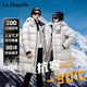 拉夏貝爾（La Chapelle）羽絨服男女同款中長(cháng)款2025冬季新款情侶連帽時(shí)尚外套女 灰色中長(cháng)款 L 【建議130-150斤】