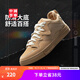 李寧惟吾PRO 特別故事版丨板鞋男鞋秋季潮流百搭戶(hù)外低幫滑板文化鞋 茶棕色-2 42