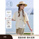 紫涵（ZIHAN）紫涵不規(guī)則刺繡貓咪短袖襯衫女2025年夏季新款設(shè)計(jì)感寬松休閑上衣 米色 XL