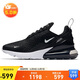 耐克NIKE休閑鞋女氣墊AIR MAX 270鞋AH6789-001黑36