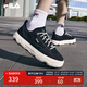 FILA 斐樂官方男子ROCK摩登帆布鞋時尚休閑鞋 黑-BK 40.5